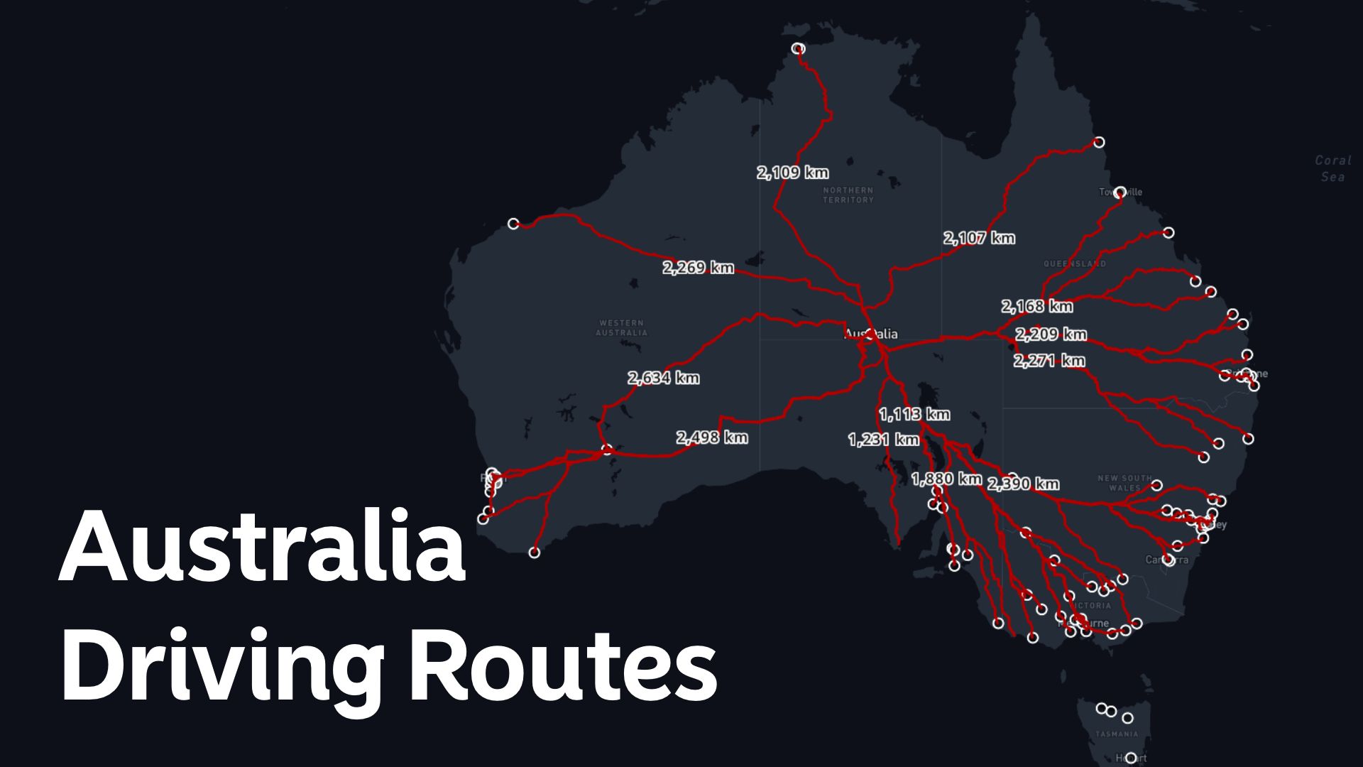 Australia Driving Routes