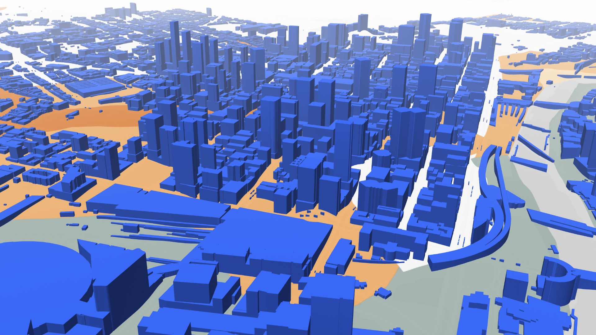 City of Melbourne in 3D