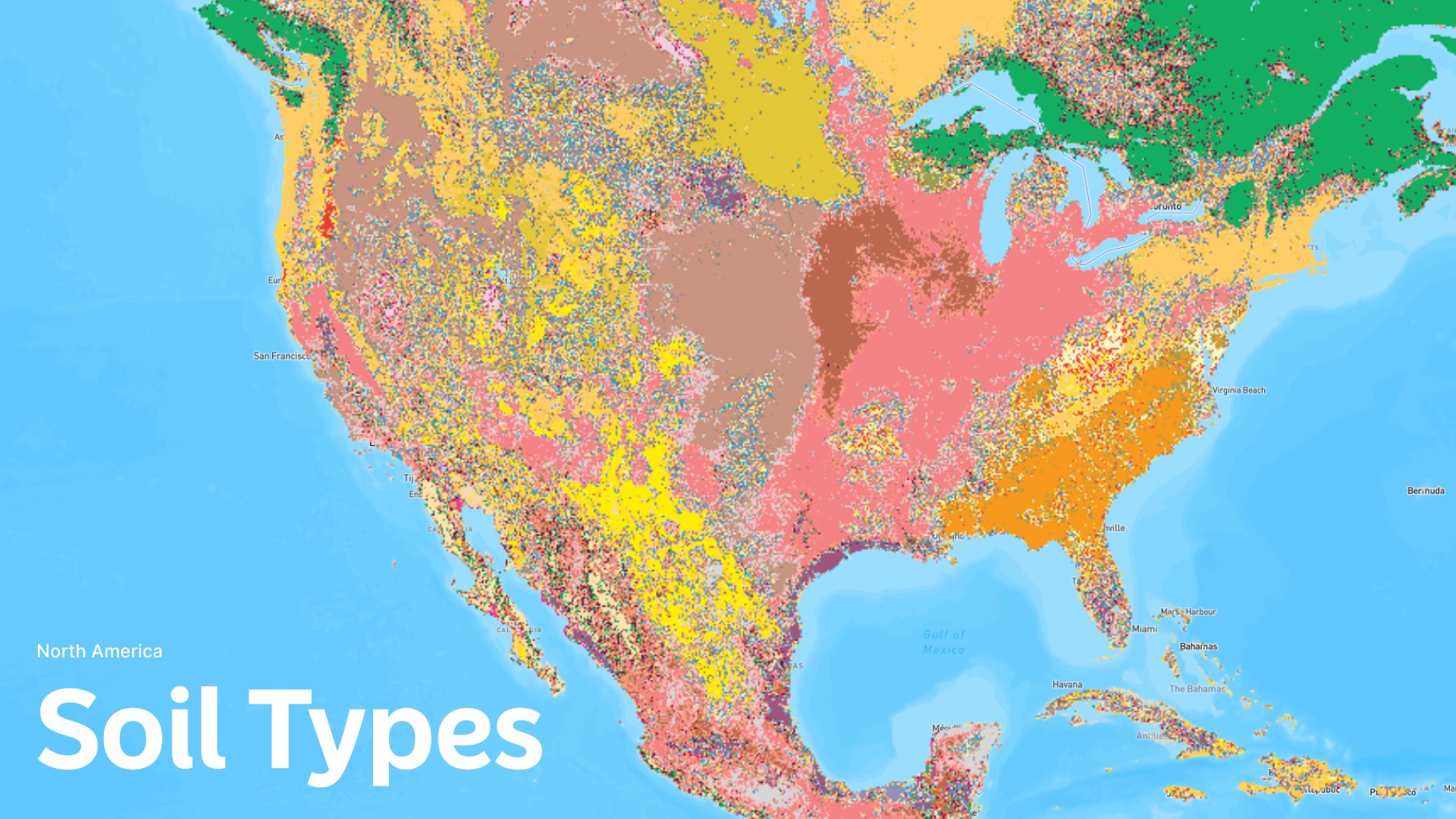 Soil Types in North America